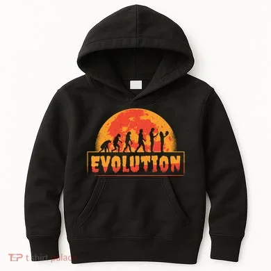 Creepy Evolution Halloween Kids Hoodie