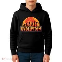 Creepy Evolution Halloween Kids Hoodie thumb 4