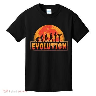 Creepy Evolution Halloween Kids T-Shirt