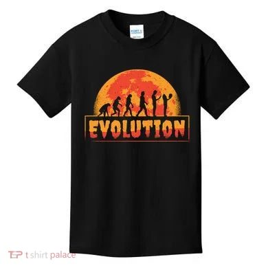 Creepy Evolution Halloween Kids T-Shirt