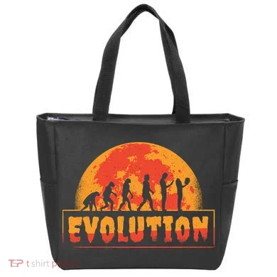 Creepy Evolution Halloween Tote Bag