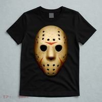 Creepy Goalie Hockey Halloween Mask T-Shirt thumb 5