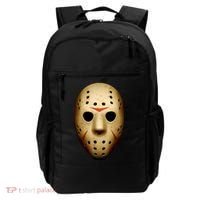 Creepy Goalie Hockey Halloween Mask Backpack thumb 0