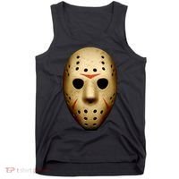 Creepy Goalie Hockey Halloween Mask Tank Top thumb 0