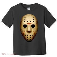 Creepy Goalie Hockey Halloween Mask Toddler T-Shirt thumb 0