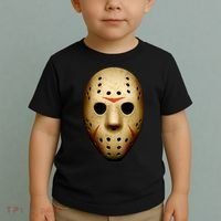 Creepy Goalie Hockey Halloween Mask Toddler T-Shirt thumb 2