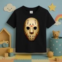 Creepy Goalie Hockey Halloween Mask Toddler T-Shirt thumb 3