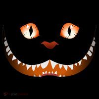 Creepy Halloween Cat Face Mousepad thumb 1