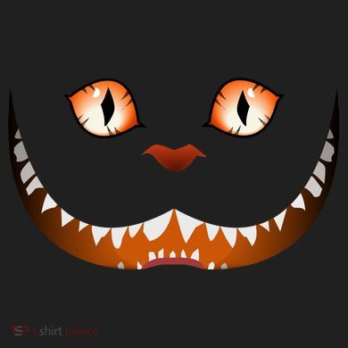 Creepy Halloween Cat Face Golf Towel