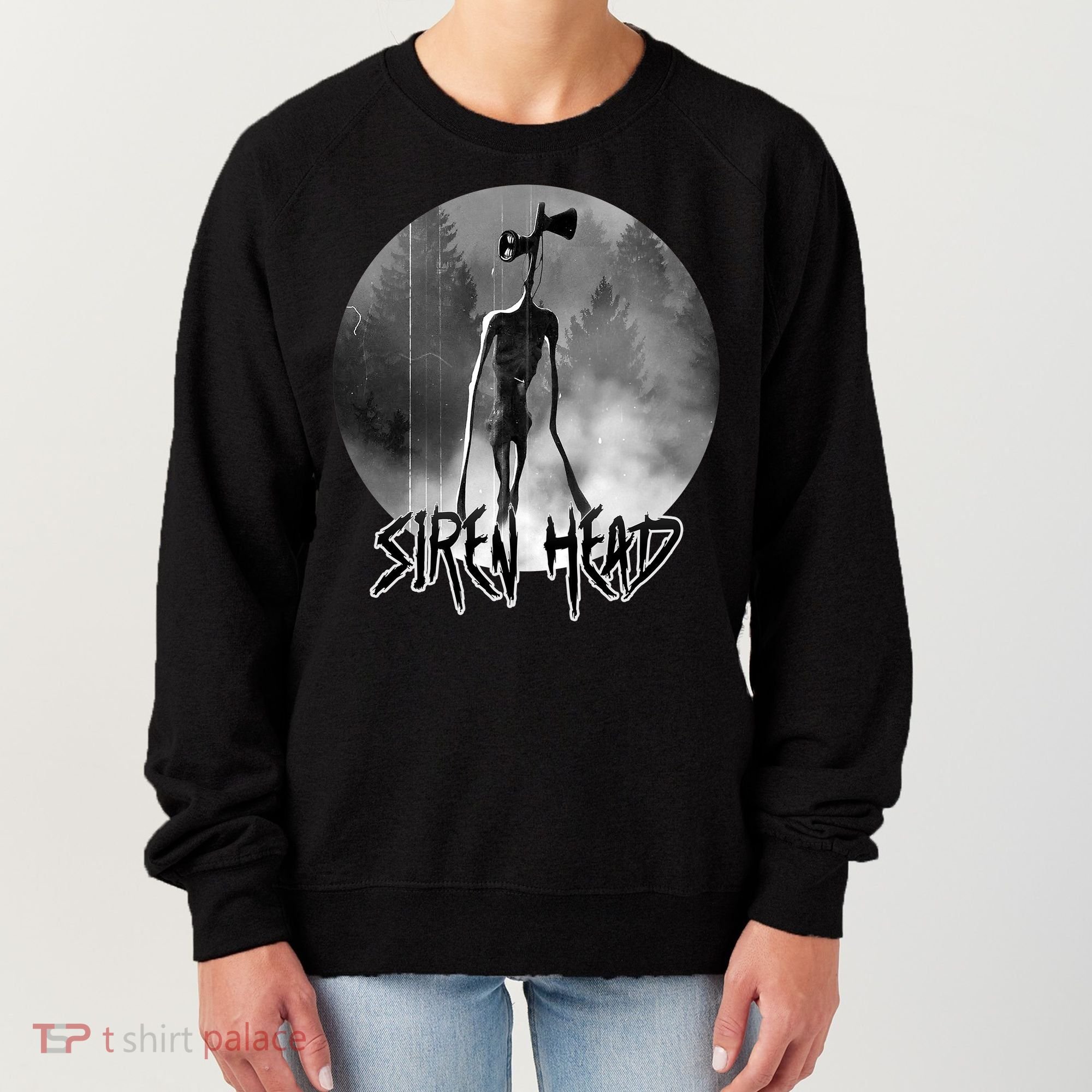 Creepy Siren Head Horror Women's Sweatshirt