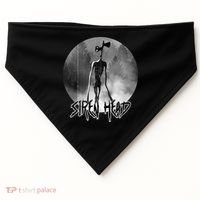Creepy Siren Head Horror USA-Made Doggie Bandana thumb 0