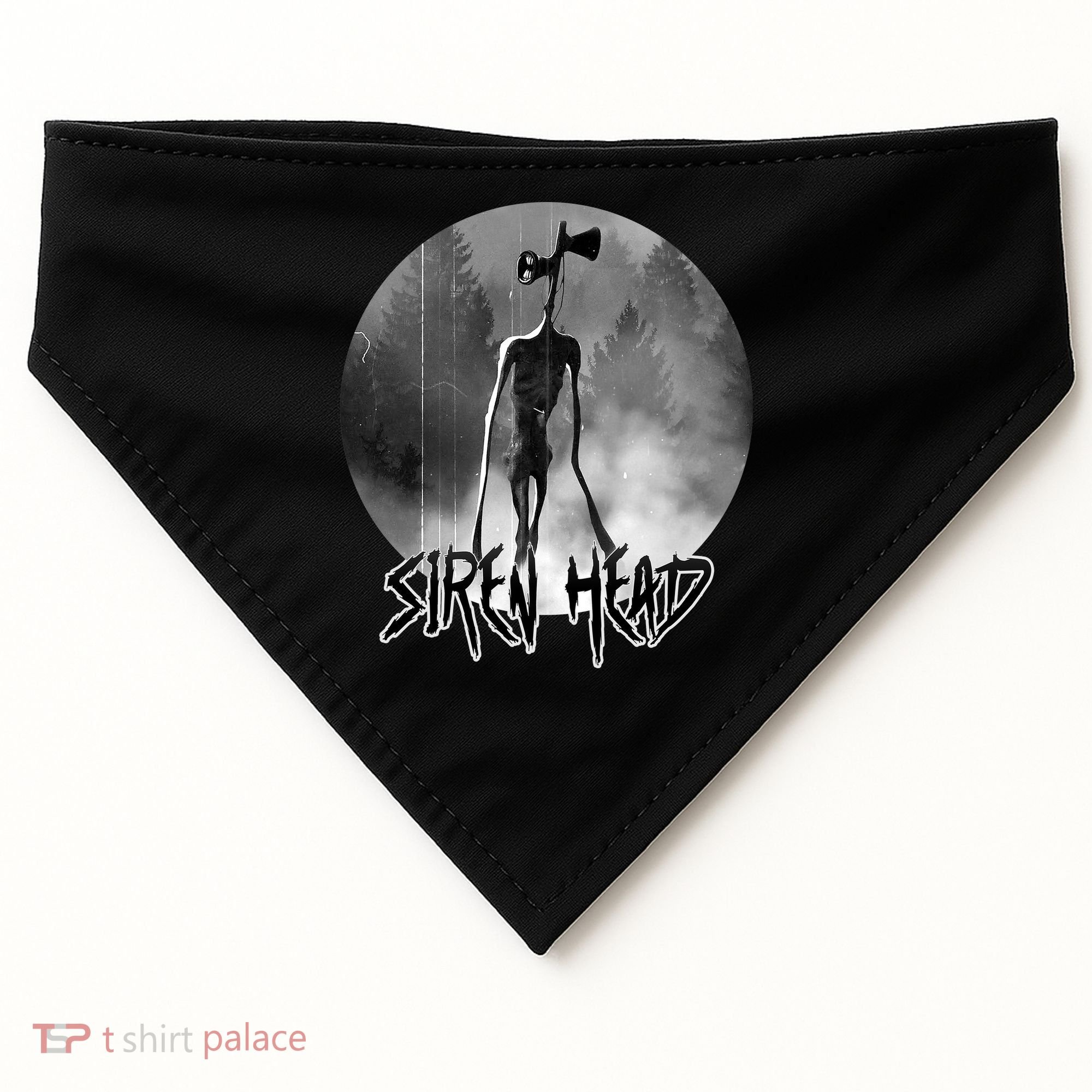 Creepy Siren Head Horror USA-Made Doggie Bandana