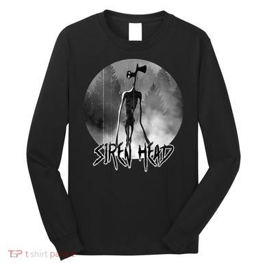 Creepy Siren Head Horror Long Sleeve Shirt