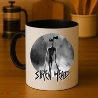 Creepy Siren Head Horror Coffee Mug thumb 4