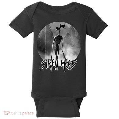 Creepy Siren Head Horror Baby Bodysuit