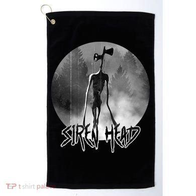 Creepy Siren Head Horror Golf Towel