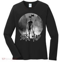 Creepy Siren Head Horror Women's Long Sleeve Shirt thumb 0