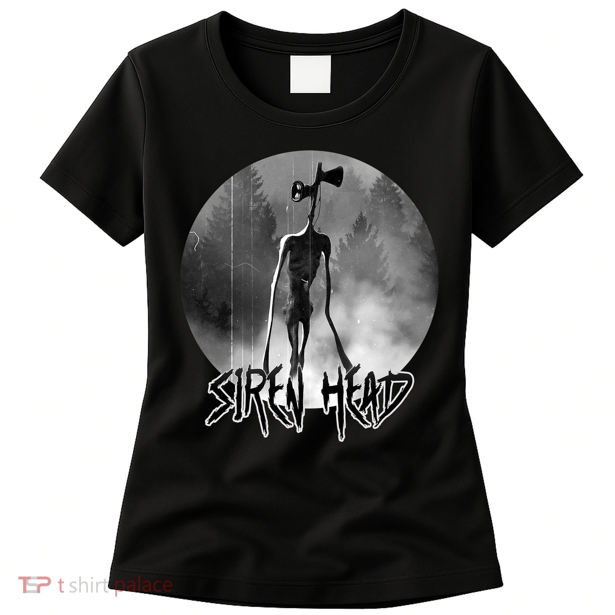 Creepy Siren Head Horror Women's T-Shirt