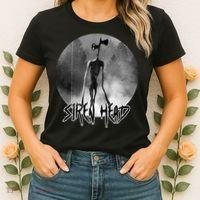 Creepy Siren Head Horror Women's T-Shirt thumb 2
