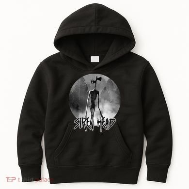 Creepy Siren Head Horror Kids Hoodie