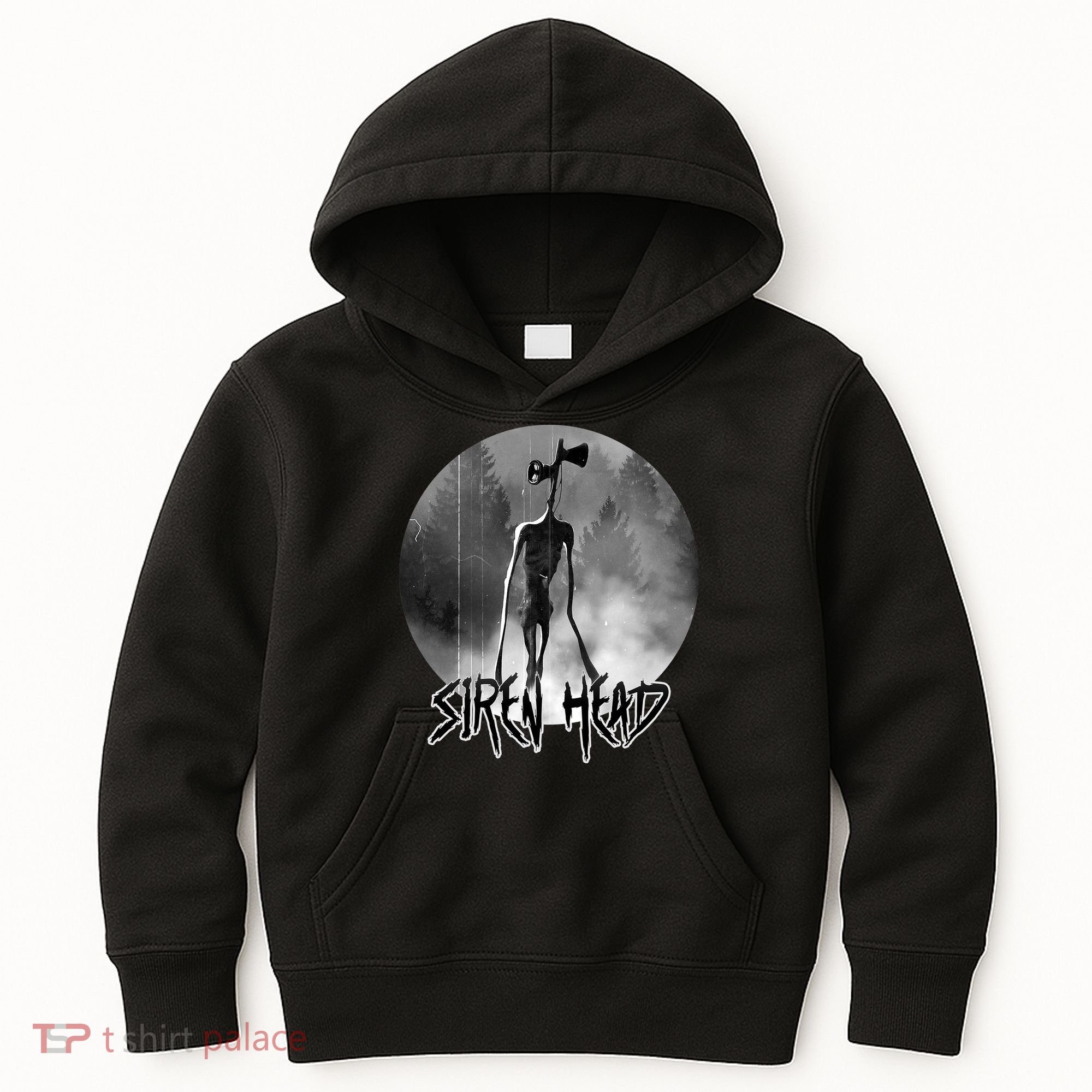 Creepy Siren Head Horror Kids Hoodie
