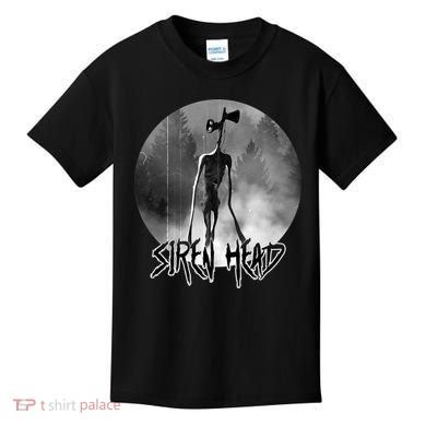 Creepy Siren Head Horror Kids T-Shirt