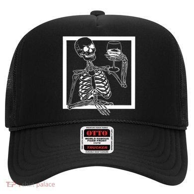 Creepy Skeleton Wine Hat
