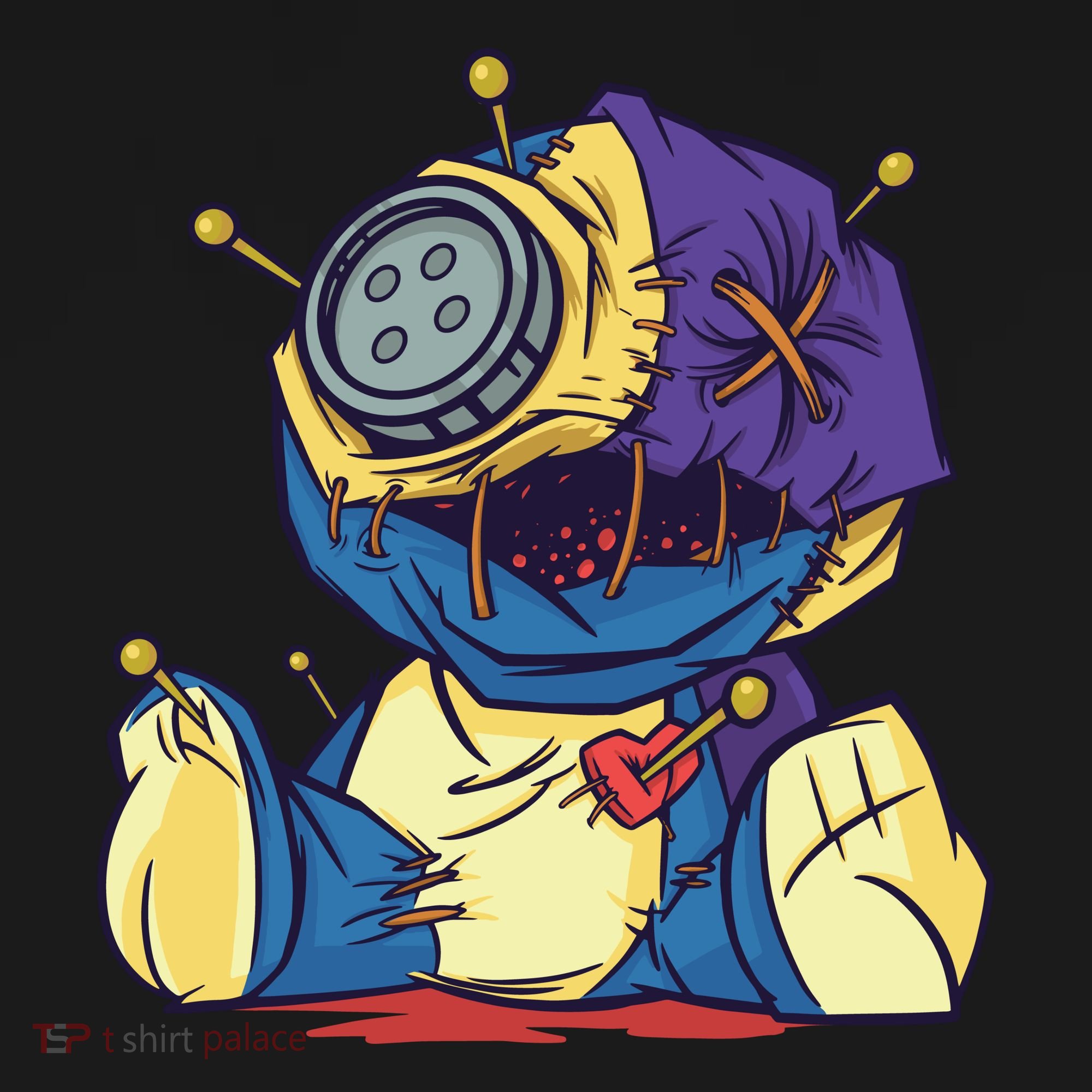 Creepy Voodoo Doll Bucket Hat