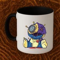 Creepy Voodoo Doll Coffee Mug thumb 2