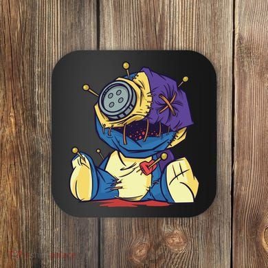 Creepy Voodoo Doll Coaster