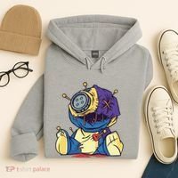Creepy Voodoo Doll Hoodie thumb 4