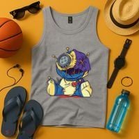 Creepy Voodoo Doll Tank Top thumb 4