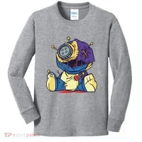 Creepy Voodoo Doll Kids Long Sleeve Shirt thumb 0