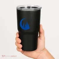 Crescent Moon Flocking Birds Tumbler thumb 2