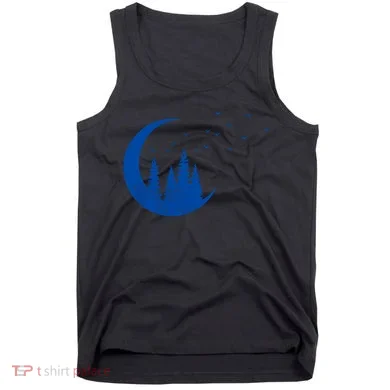 Crescent Moon Flocking Birds Tank Top