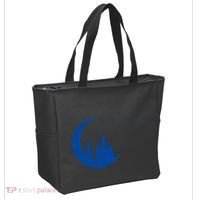 Crescent Moon Flocking Birds Tote Bag thumb 2