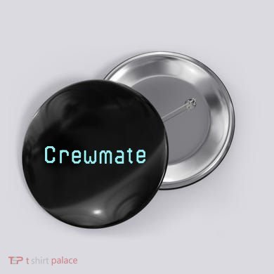 Crewmate Meme Among Us Button