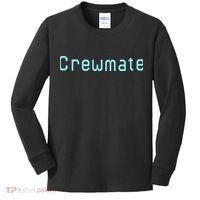 Crewmate Meme Among Us Kids Long Sleeve Shirt thumb 0