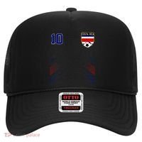 Costa Rica Flag Costa Rican Pride Lovers Hat thumb 0