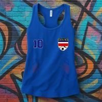 Costa Rica Flag Costa Rican Pride Lovers Women's Tank Top thumb 3