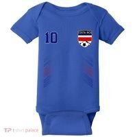 Costa Rica Flag Costa Rican Pride Lovers Baby Bodysuit thumb 0