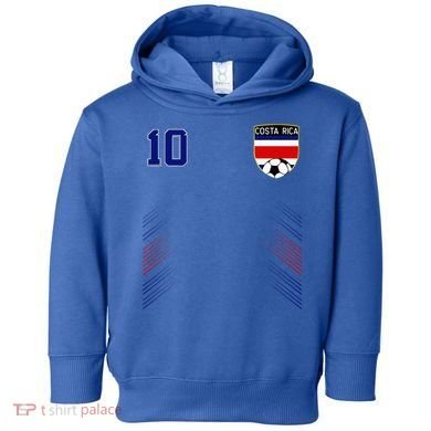 Costa Rica Flag Costa Rican Pride Lovers Toddler Hoodie