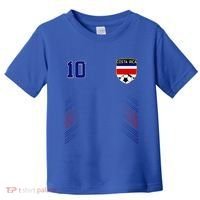 Costa Rica Flag Costa Rican Pride Lovers Toddler T-Shirt thumb 0
