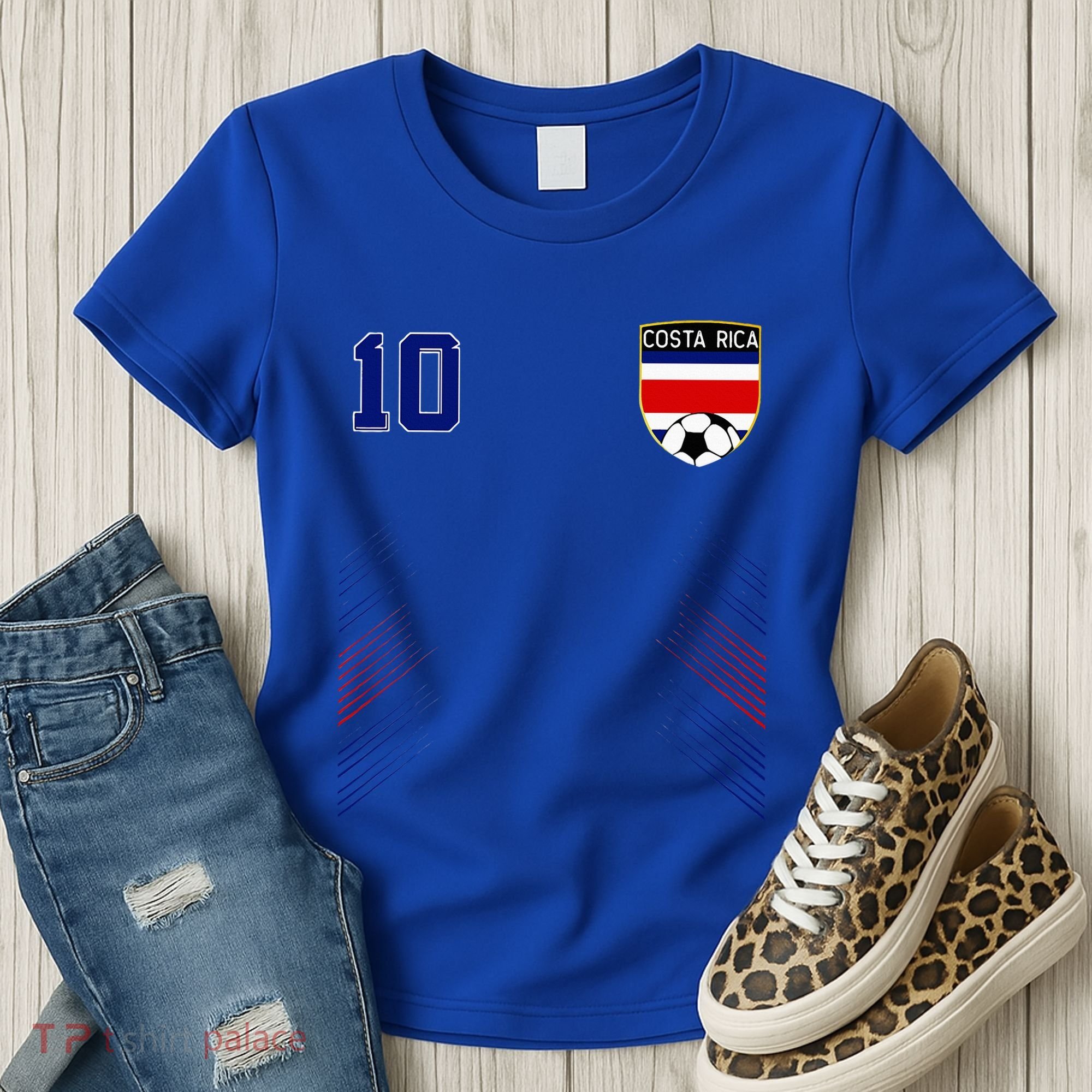 Costa Rica Flag Costa Rican Pride Lovers Women's T-Shirt