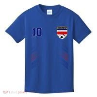 Costa Rica Flag Costa Rican Pride Lovers Kids T-Shirt thumb 0