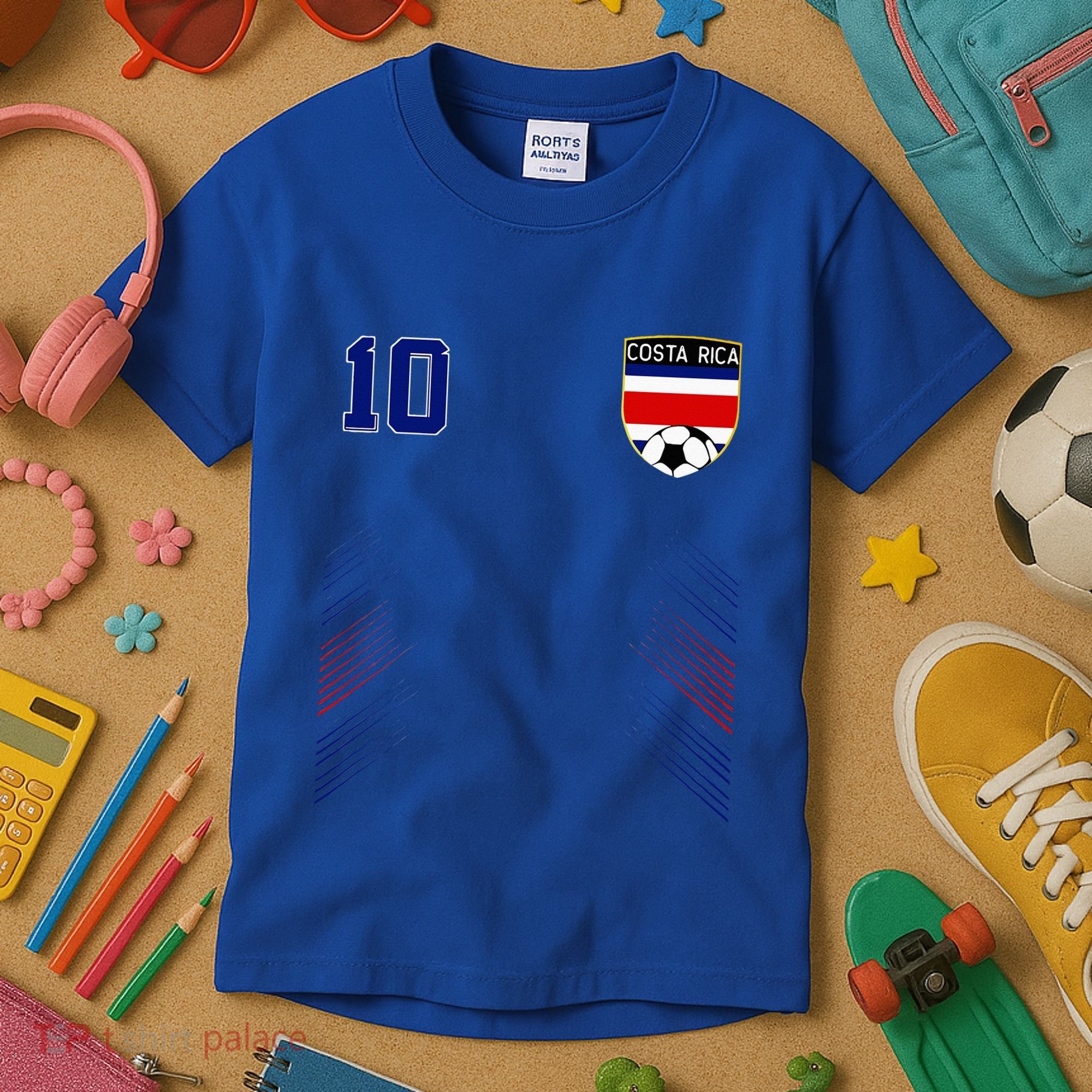 Costa Rica Flag Costa Rican Pride Lovers Kids T-Shirt