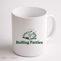 Cat Rolling Fatties Coffee Mug thumb 1