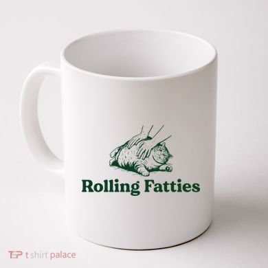 Cat Rolling Fatties Coffee Mug