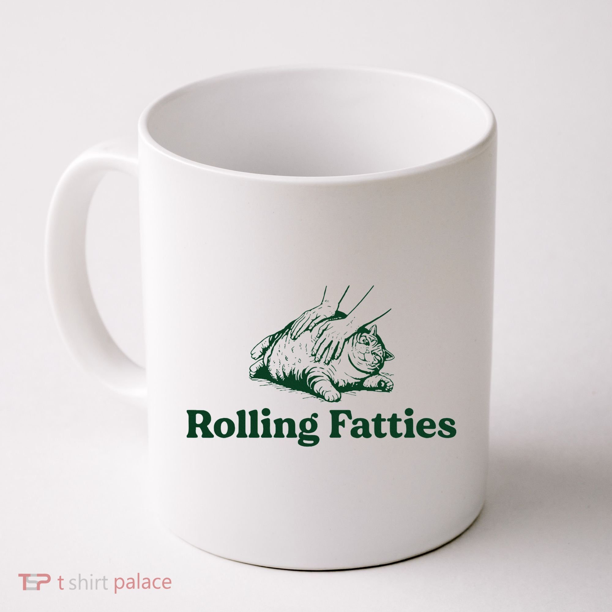 Cat Rolling Fatties Coffee Mug