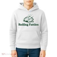 Cat Rolling Fatties Kids Hoodie thumb 4